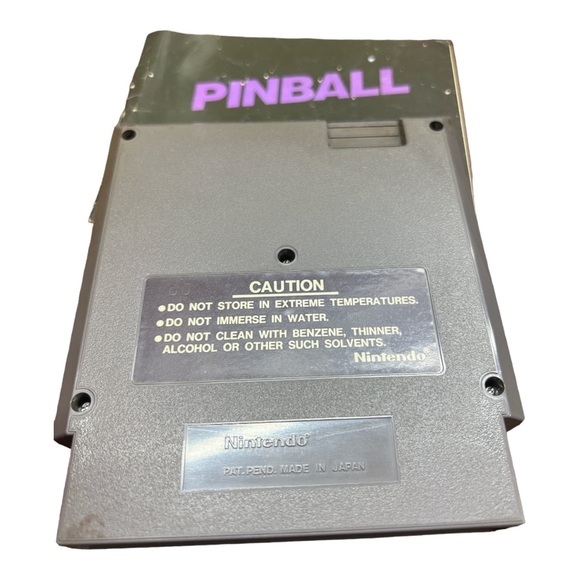 Vintage Pinball Nintendo Game with Booklet and Sleeve - Picture 2 of 3